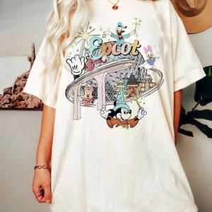 Retro Dsney Epcot Comfort Colors Shirt, World Traveler Shirt, Epcot Since 1982